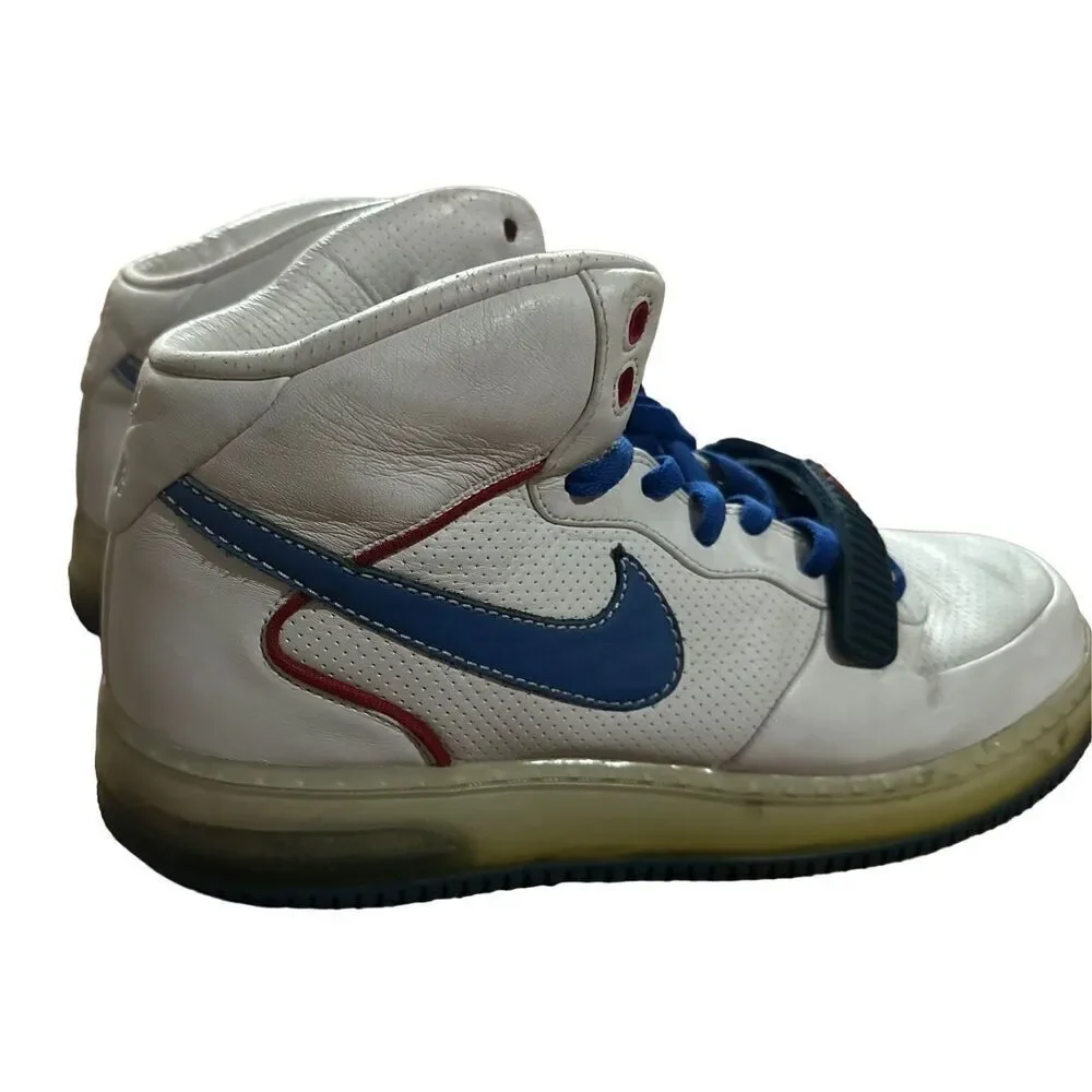Nike Air Force 1 Mid Supreme Max Air‎ CB 2007 RARE Vintage sz 13 white red blue